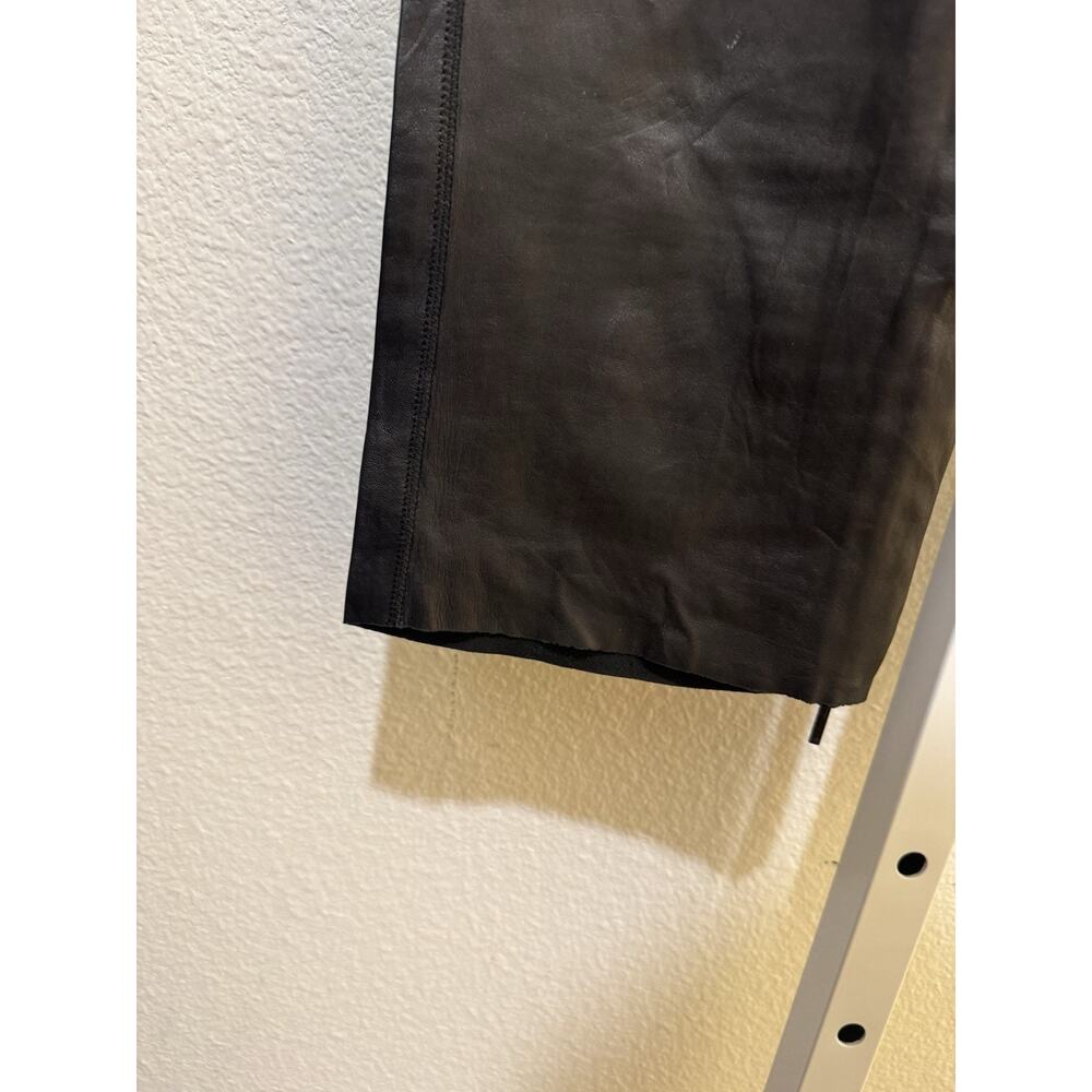 Roberto Cavalli leather pants black made in Italy Women’s Sz M $2k+ - Picture 7 of 16